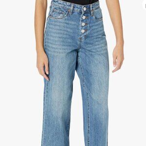 BLANK NYC The Baxter Ribcage Straight Leg Denim Jeans Womens 28 NWT High Rise